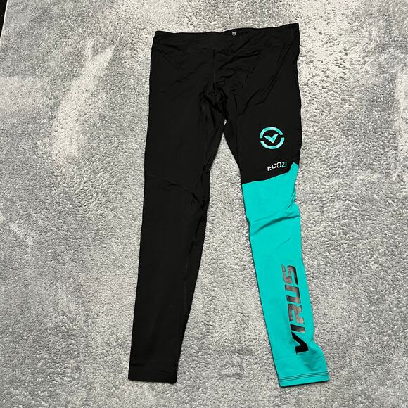 Virus Leggings Women's Large Action Sport Performance Compression - Picture 1 of 9